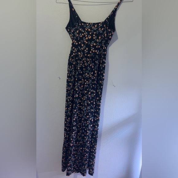 Kaileigh Floral Black Wide Leg Jumpsuit Small Petite Casual Dressy Outfit NWOT - Picture 6 of 11